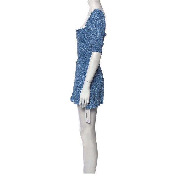 Reformation Blue Floral Dress | size XS - Picture 5 of 5